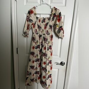 Tropical Women’s Dress Petite Medium